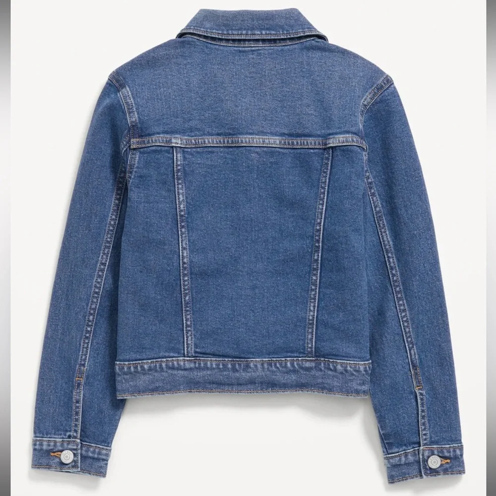 Old Navy Jean Trucker Jacket for Girls size L 10-12 - Picture 2 of 7